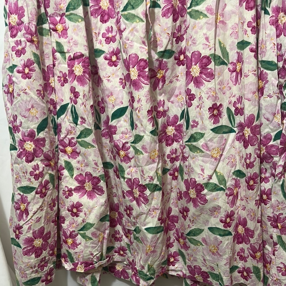 ARULA Pink and Green Ruffled Babydoll Dress - Picture 6 of 9